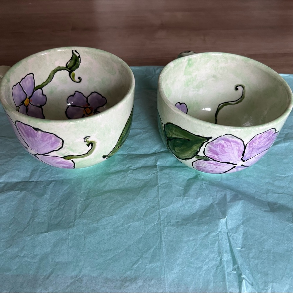 Floral Ceramic Mugs